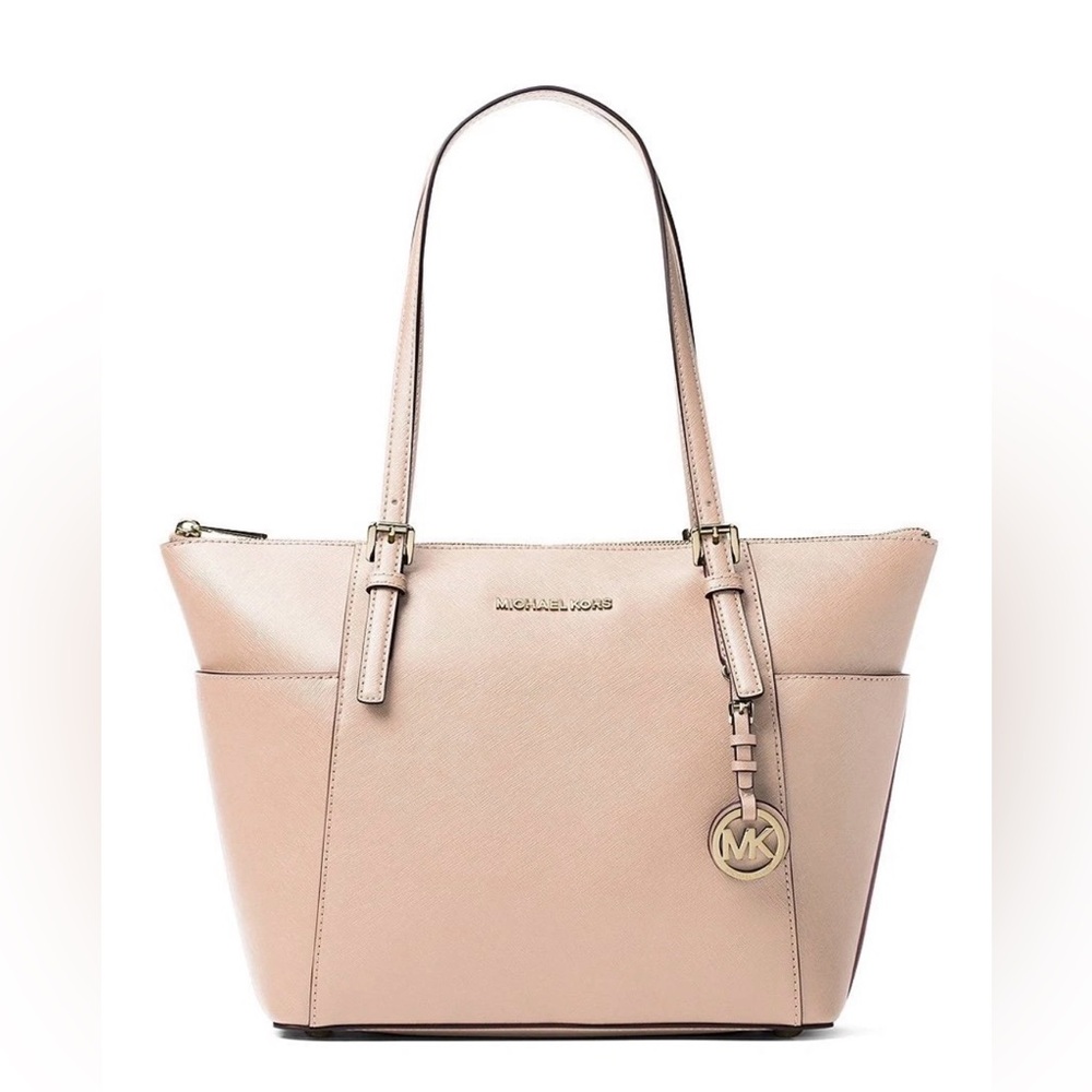 Michael Kors EW TZ TOTE  Oyster Color Leather/gold Hardwarer